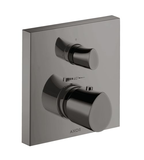 AXOR-HG-AXOR-Starck-Organic-Thermostat-Unterputz-mit-Absperrventil-Polished-Black-Chrome-12715330 gallery number 1